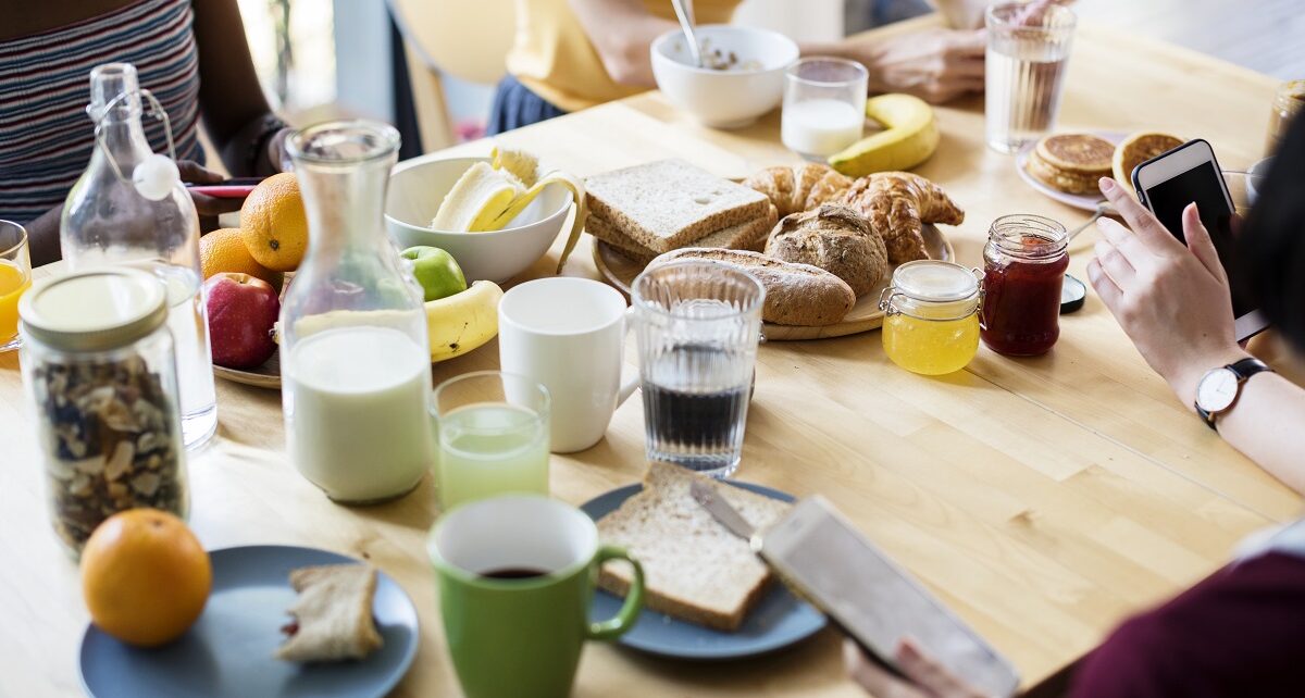 Idealnie skomponowane śniadanie dla mężczyzny